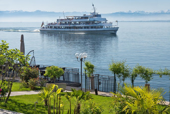 Meersburg 2166-2024, MS Stuttgart vor der Promenade am Wilden Ma