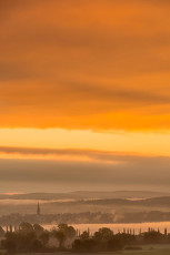 Bohlingen 0043-2012, Sonnenaufgang über Radolfzell, See und dem