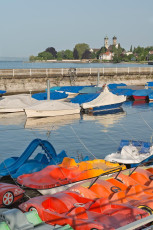 Friedrichshafen 0994-2014, Gondelhafen und Schlosskirche
