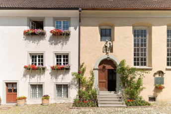 Bregenz 0786-2014, Hausfassaden Martinsgasse