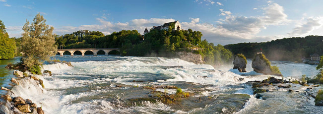 Schaffhausen 0026-2011 PANO, Rheinfall