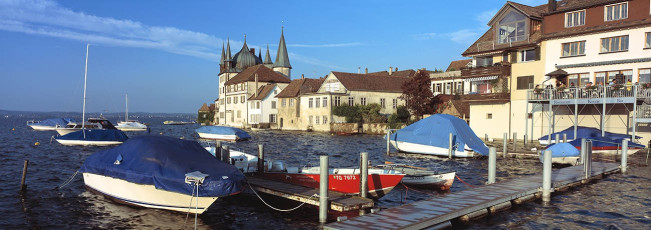 Steckborn, Turmhof und Boote