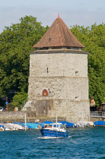 Konstanz 036-2008, Pulverturm am Rheinufer