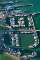 Konstanz 0645-2012, Luftaufnahme Fährehafen von Staad