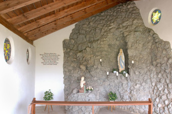 Hagnau 228-2008 E, Lourdes-Grotte im Kirchhof Exposure Blending
