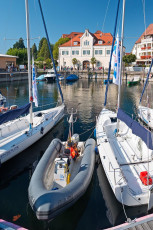 Langenargen 0468-2012, Hafen mit Zollhaus