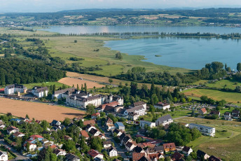 Hegne 1638-2014, Luftaufnahme Klosterareal