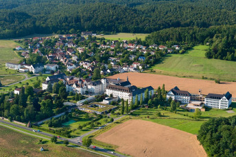 Hegne 1643-2014, Luftaufnahme Klosterareal