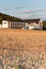 Hegne 0526-2009, Kornfeld und Hotel