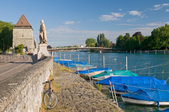 Konstanz 015-2008 B, Pulverturm am Rheinufer
