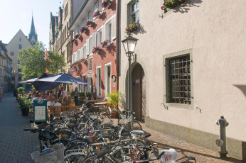 Konstanz 125-2008 B, Straßenrestaurant Zollernstraße