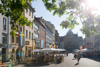 Konstanz 135-2008, Marktstätte in der Abendsonne