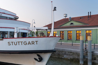 Konstanz 0518-2012, MS Stuttgart und Restaurant Hafenmeisterei