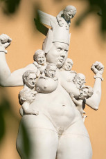 Radolfzell 0313-2015, Lenk-Skulptur 'Kampf um Europa' Sankt-Joha
