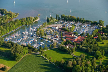 Langenargen 0020-2008, Luftaufnahme Segelhafen Gohren