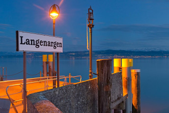 Langenargen 0372-2012, Landestelle an der Schiffslände in der A