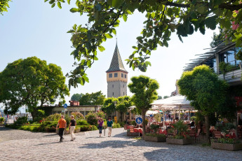 Lindau 0934-2011, Mangturm an der Promenade