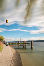 Sipplingen 0751-2014, Herbstwind am Ufer der Schiffslände