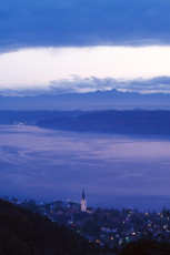 Sipplingen, Haldenhof, Blick auf Sipplingen und See HOCH