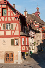 Stein am Rhein 0062-2011 HDR-B, Fachwerkgasse Oberstadt