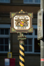 Stockach 0092-2007, Grenzschild Baden