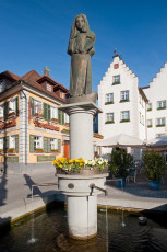 Tettnang 0033-2009, Kronenbrunnen am Bärenplatz