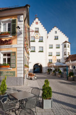 Tettnang 0041-2009, Torschloss und Torstuben am Bärenplatz