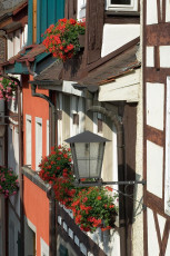 Überlingen 030-2006, Luziengasse Fachwerk