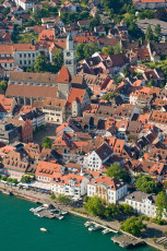 Überlingen 0458-2008, Luftaufnahme Innenstadt
