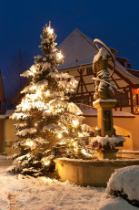 Überlingen 1442-2010, Weihnachtsstimmung am Hänselebrunnen