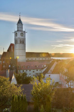 Überlingen 1655-2014, Nikolausmünster und Altstadt im Gegenlic