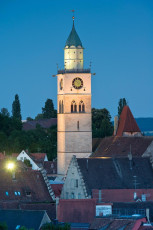 Überlingen 1837-2015, Nächtlicher Blick vom Gallerturm auf Alt