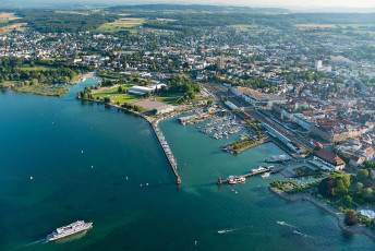 Konstanz 1156-2015, Luftaufnahme Hafen