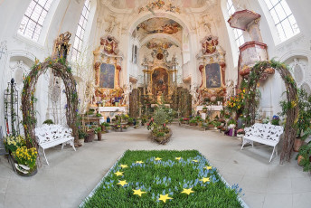 Mainau 1259-2015, Frühlingsausstellung in der Schlosskirche