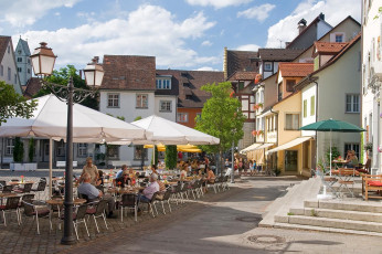 Meersburg 143-2008 B, Café am Schlossplatz