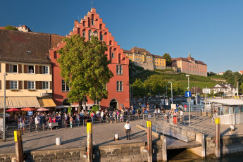Meersburg 0907-2012, Anlaufen des Meersburger Hafens