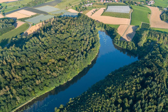 Meersburg 1523-2015, Luftaufnahme Neuweiher bei Daisendorf