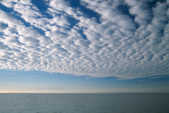 Meersburg, Föhnwolken über dem See