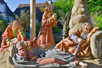 Radolfzell 0269-2015, Ölberggruppe beim Münster