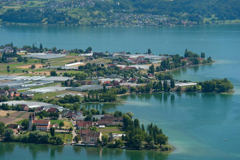 Reichenau 0283-2010, Luftaufnahme Unterzell
