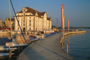 Rorschach, Hafen mit Kornhaus