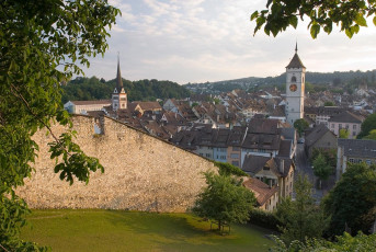 Schaffhausen 013-2006, Blick auf Altstadt