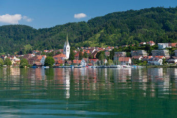 Sipplingen 0302-2010, Ortsansicht vom Wasser