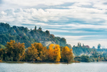 Sipplingen 0801-2015, Seeufer bei Süßenmühle im Herbst