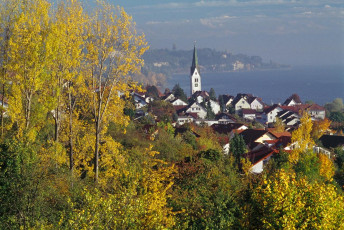 Sipplingen, Dorf im Herbst