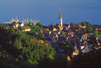 Sipplingen, Gesamtanblick Ort und See