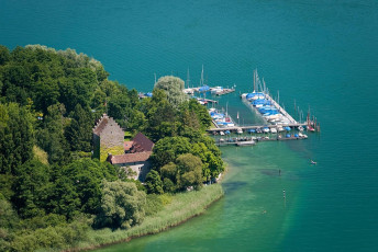 Stein am Rhein 0058-2010, Luftaufnahme Schloss Oberstaad