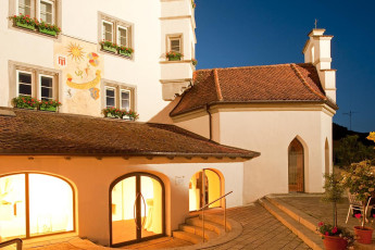 Tettnang 0120-2009, Heilig Kreuz Kapelle bei Nacht