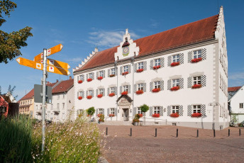 Tettnang 0162-2009, Rathaus am Montfortplatz