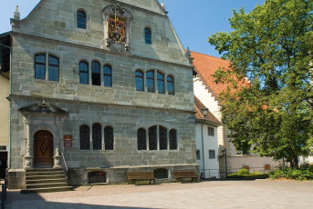 Überlingen 148-2006, Münsterplatz mit Stadtarchiv